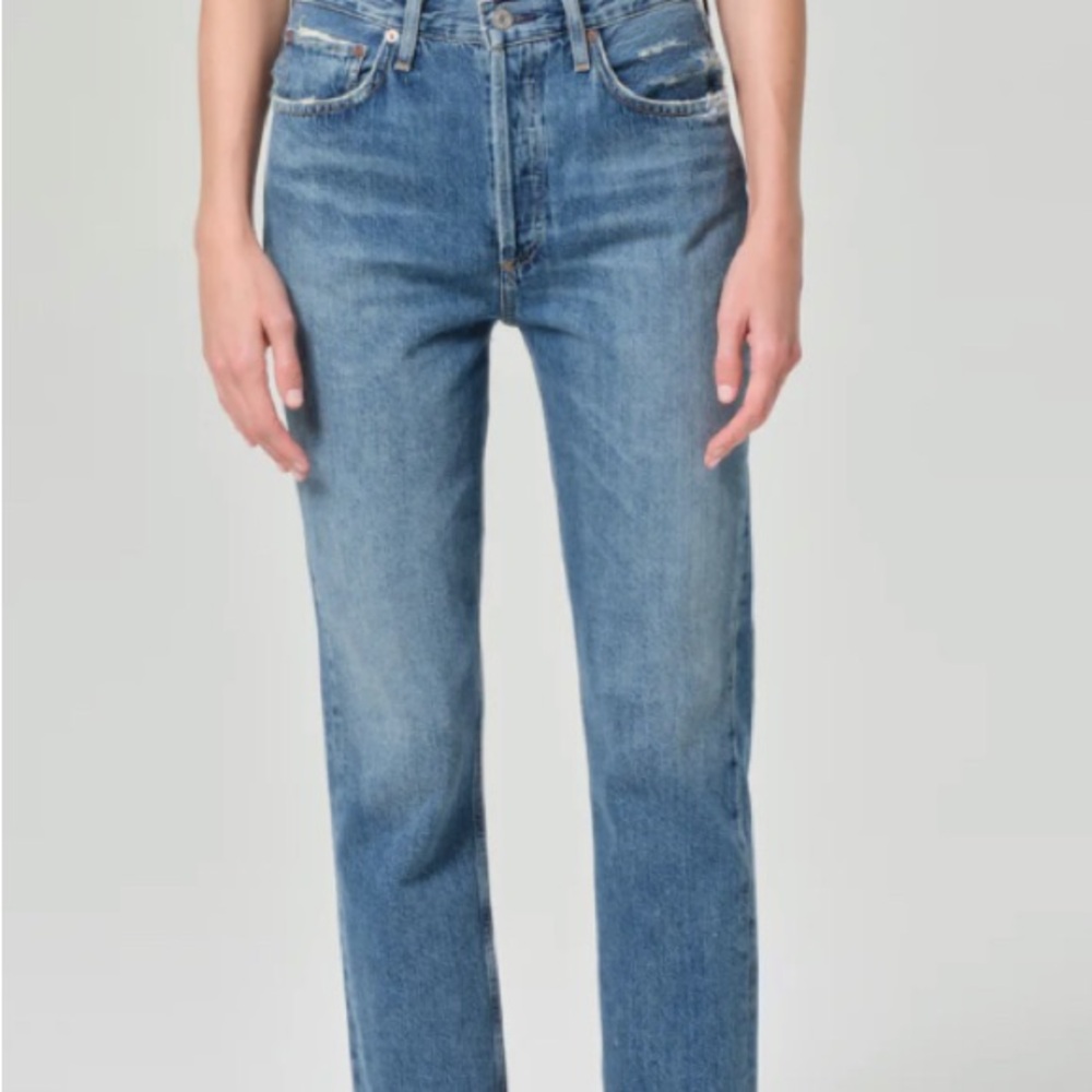 Agolde Riley Jeans Size 26 - Picture 6 of 9
